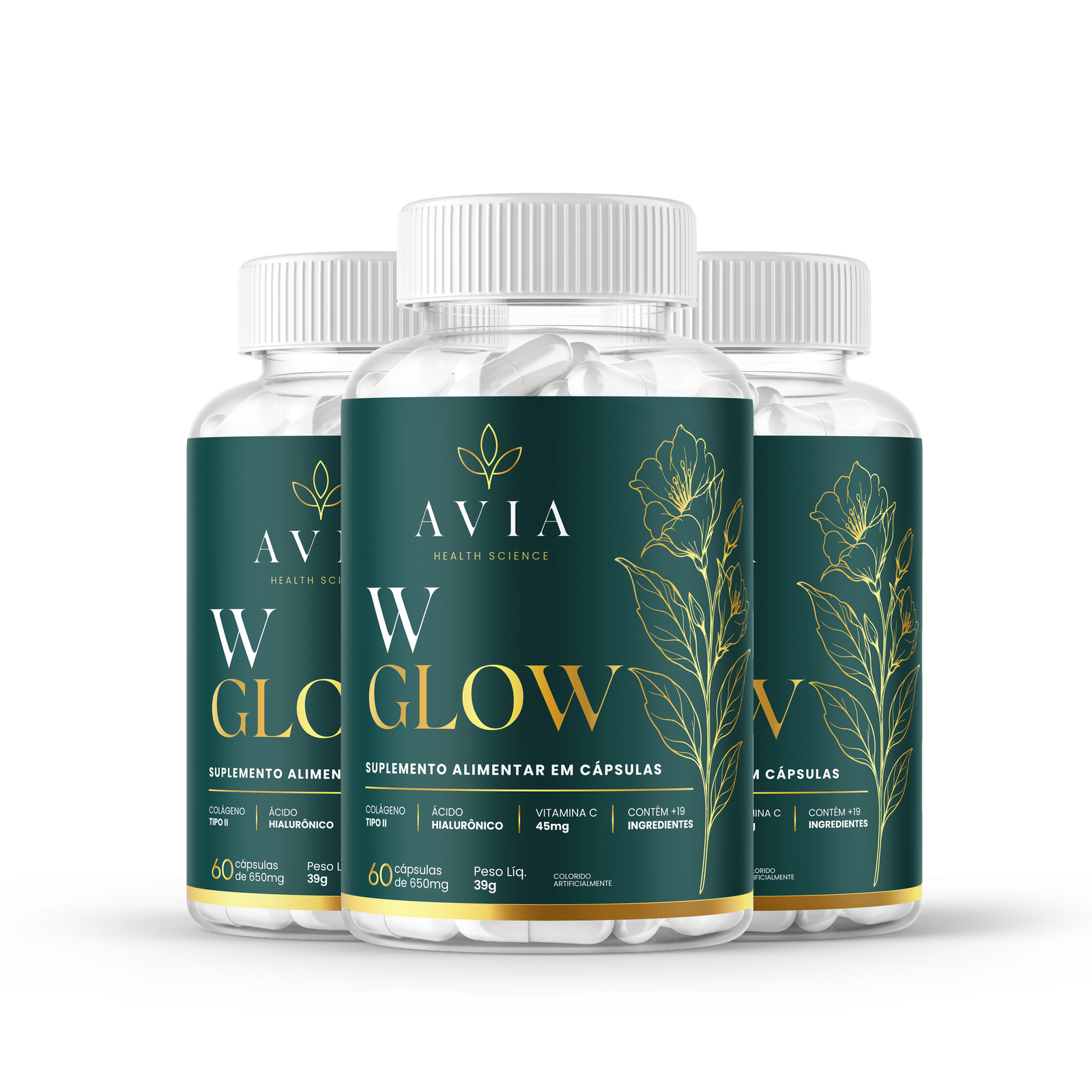 W Glow — Kit 3 unidades